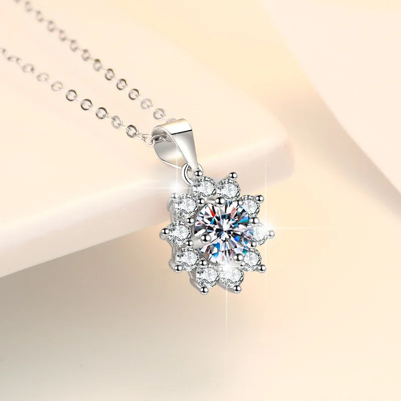 New 925 Sterling Silver Set High Quality Necklace Earring Ring Chain Fashion Jewelry For Women Wedding Birthday Gift