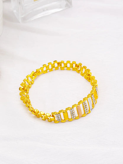 Dubai Jewelry Set for Women 18K Gold Plated Luxury Multicolour Necklace Earrings Bracelet Ring Set Jewelry Wedding Party